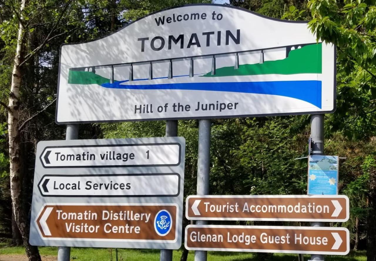 Glenan Lodge Self Catering Tomatin Buitenkant foto